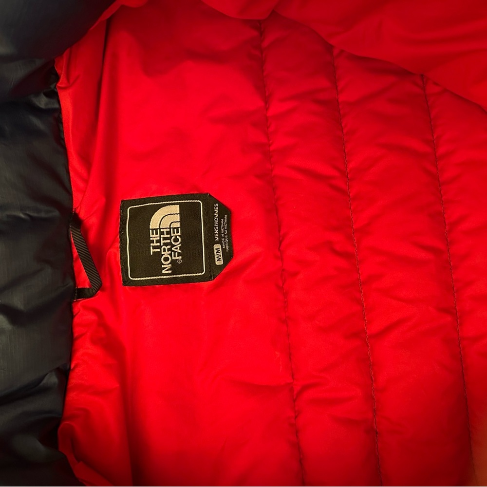 The North Face Vibrant Red and Navy Vest - Picture 3 of 5